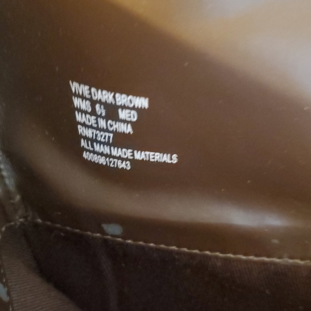 Sonoma brand Dark brown leather boots with heels - Picture 7 of 7